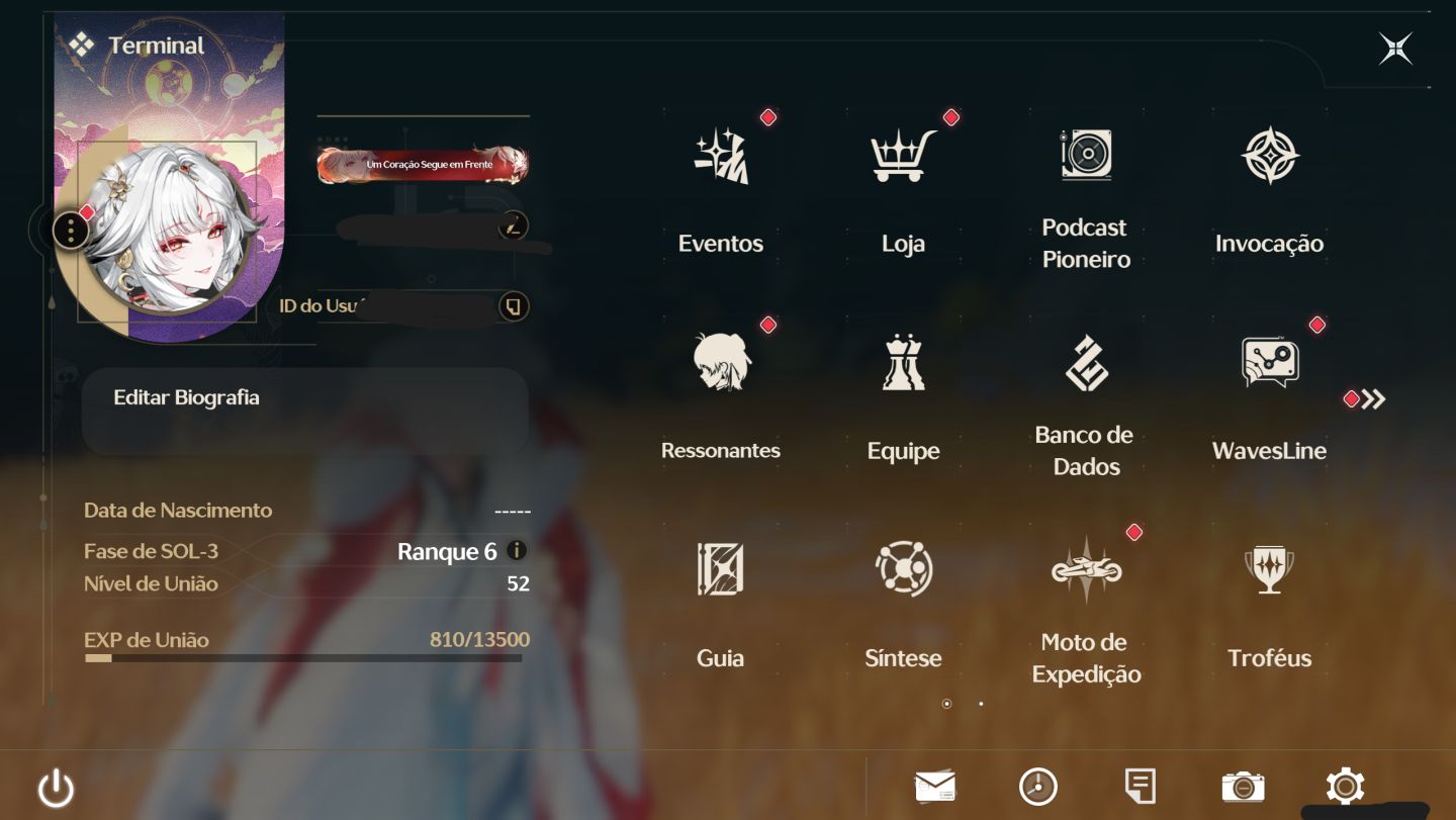 CONTA WUTHERING WAVES - HSIN S6 + SIGN | REBECCA (COLAB) + 17K DE ASTRITE