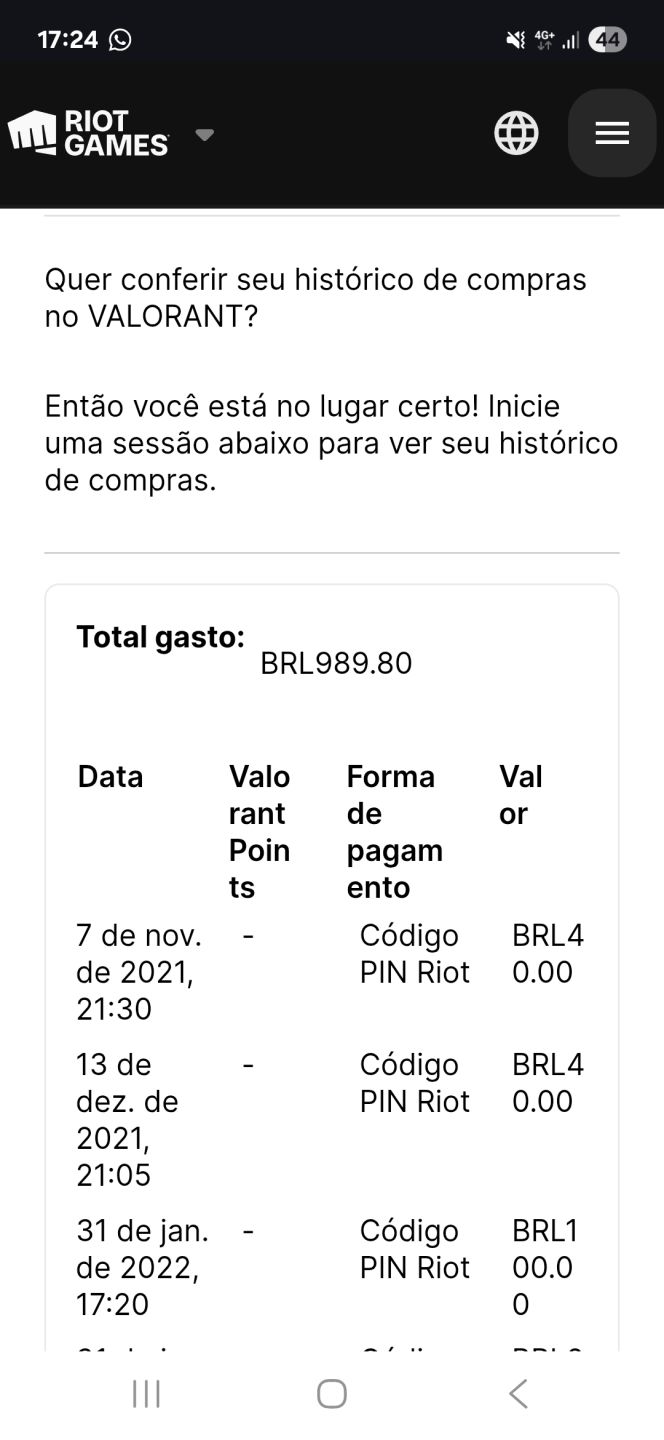 Conta valorant lvl 144 muitas skins, interesse em faca cs2