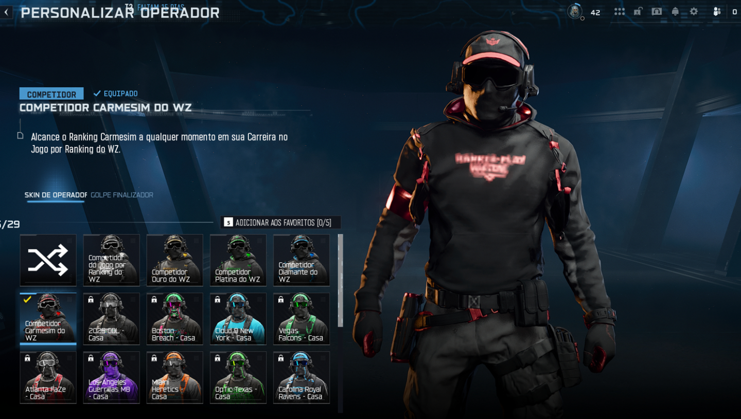 CONTAS WARZONE - CONTA BO7 NIVEL 55 E CAMUFLAGEM - RANKED - FULL ACESSO