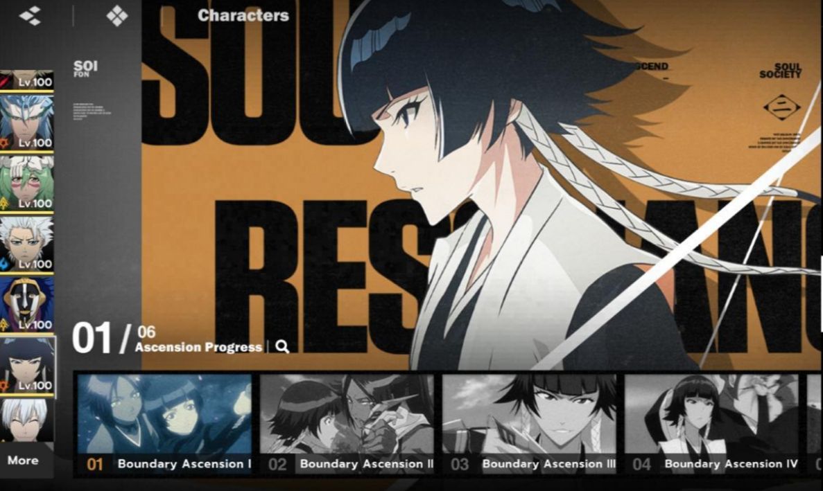 Conta Bleach Soul Resonance Lv79 EndGame AizenB6 + ArmaS5 todos com armas e mais