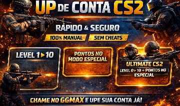 ELO JOB - BOOST RANK CS2 (Braço Direito, Especial ou Comp)