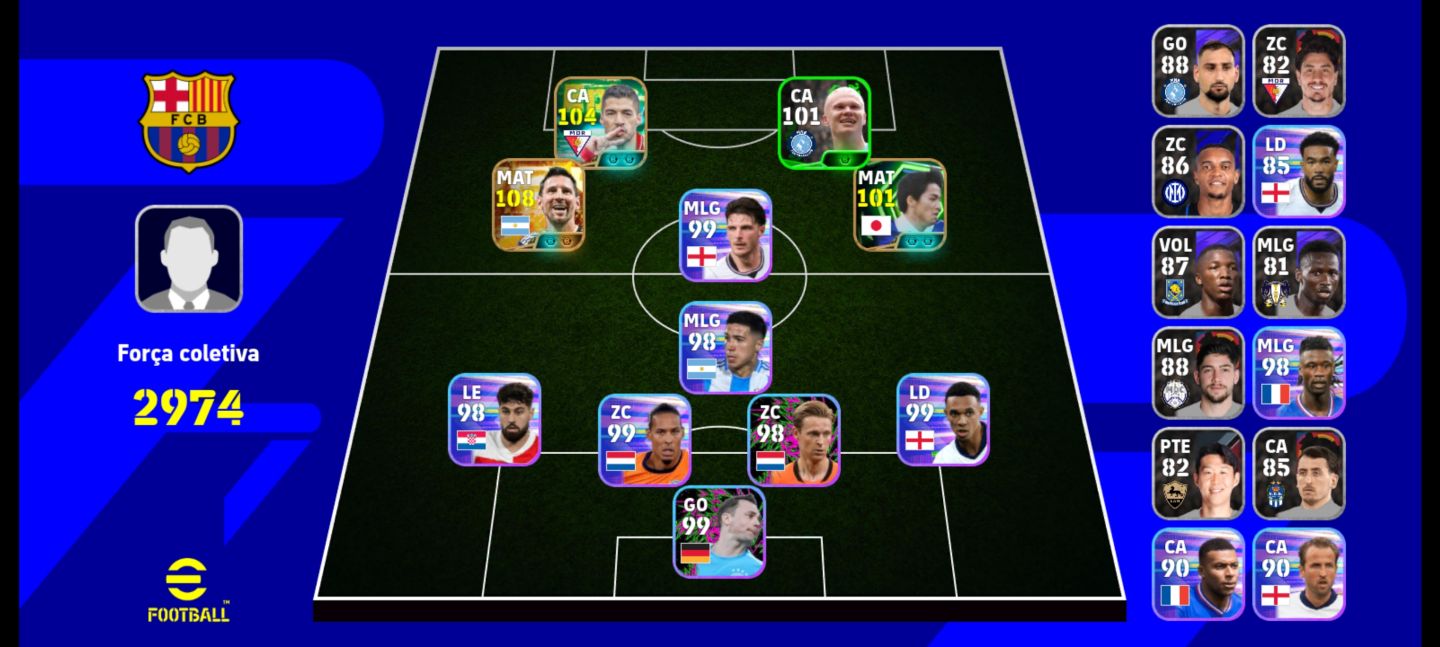 CONTA COM NOVO MESSI E SUÁREZ