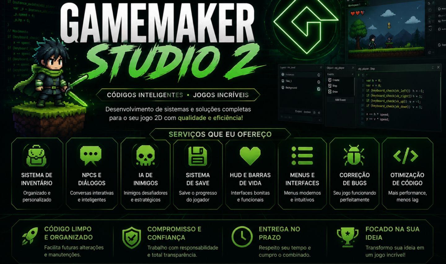 Programação em GameMaker Studio 2