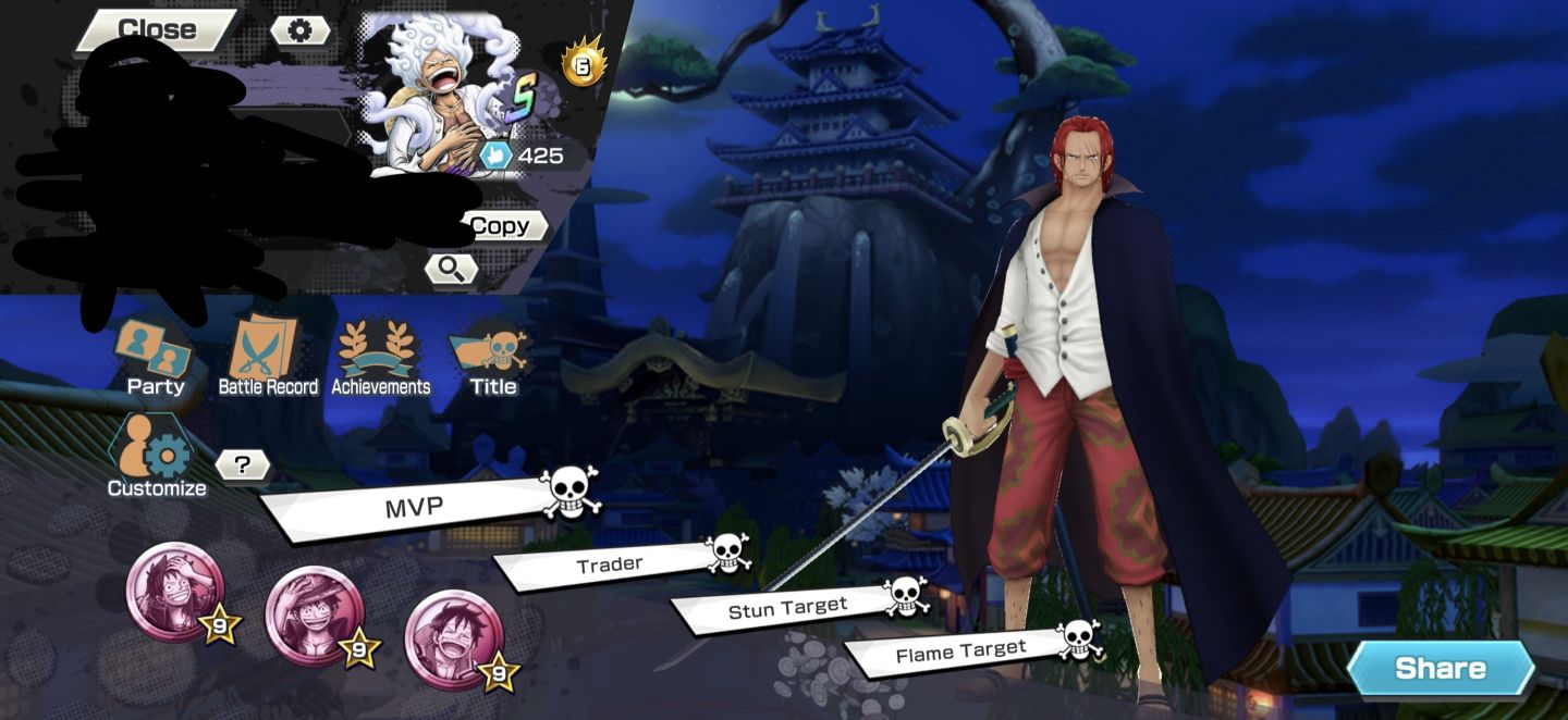 Conta opbr, muito boa, personagens q irão receber buff com gemas