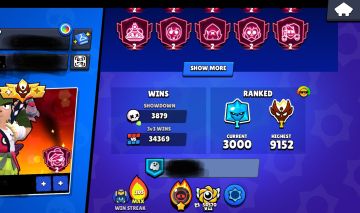 BRAWL STARS CONTA COM 114k+ (FULL ACESSO)