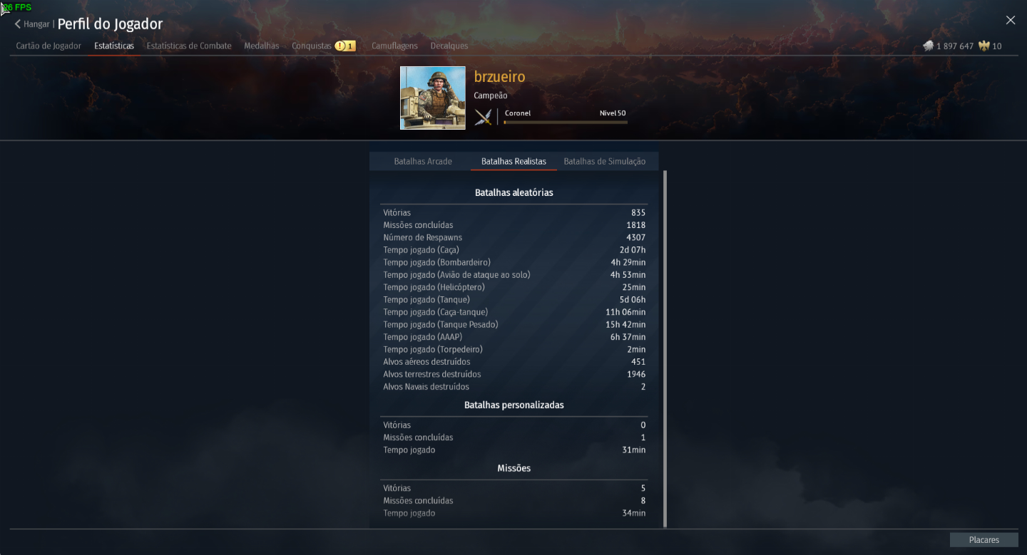 CONTA FULL ACESSO WAR THUNDER