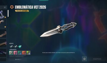 Conta Valorant com Faca VCT 2026, Vandal, Phantom, NV286