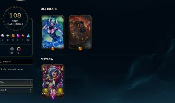 CONTA LOL COM 108 SKINS QUASE FULL CHAMP BRONZE MUITO TOP