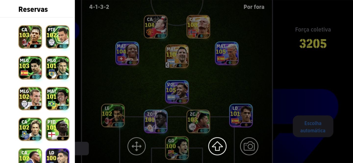 Conta top messi 110