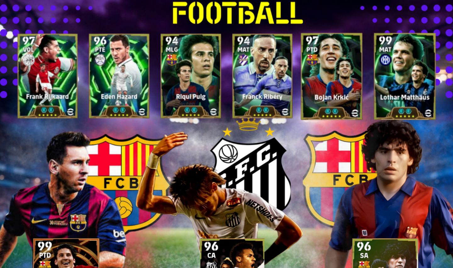 Contas de Effotball Upadíssimas Com Jogadores big time, Épicos e Famosos.