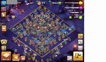 Conta Clash Of Clans - CV 18 semi-full lvl 269 - Várias Skins e Paisagens