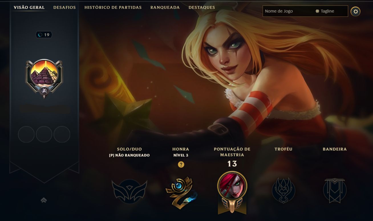 CONTA | LEVEL 19 | 2 SKINS 4 SKINS FRAGMENTO | FULL ACESSO