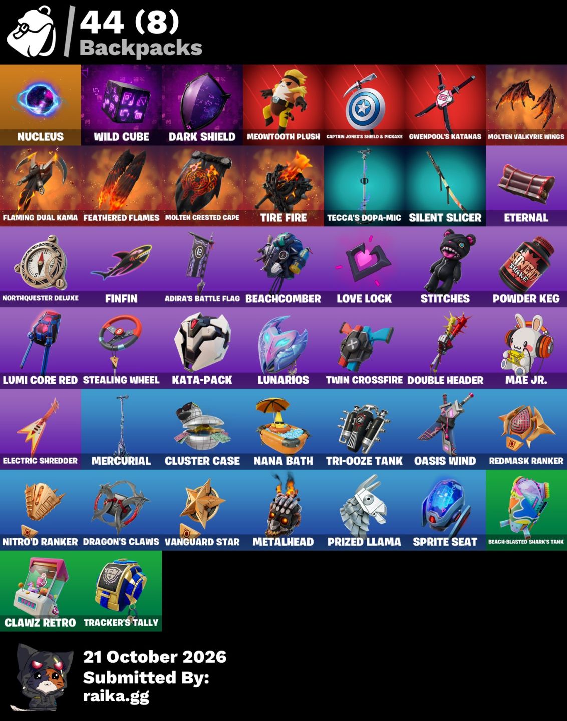 CONTA FORTNITE 20 SKINS / 400 VB / SO SKIN DE LOJA E BUNDLE