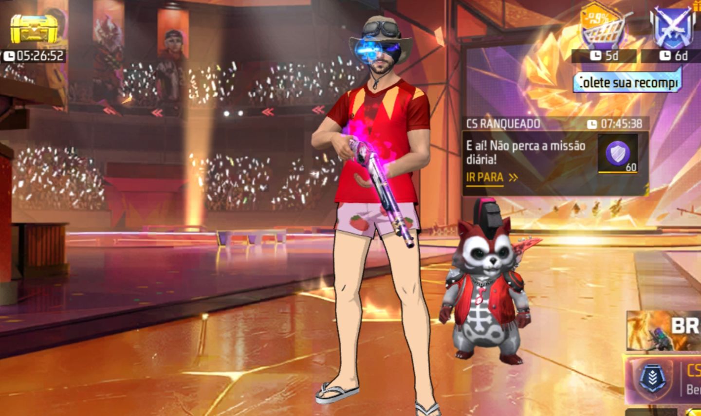 CONTA DE FREE FIRE NÍVEL 63