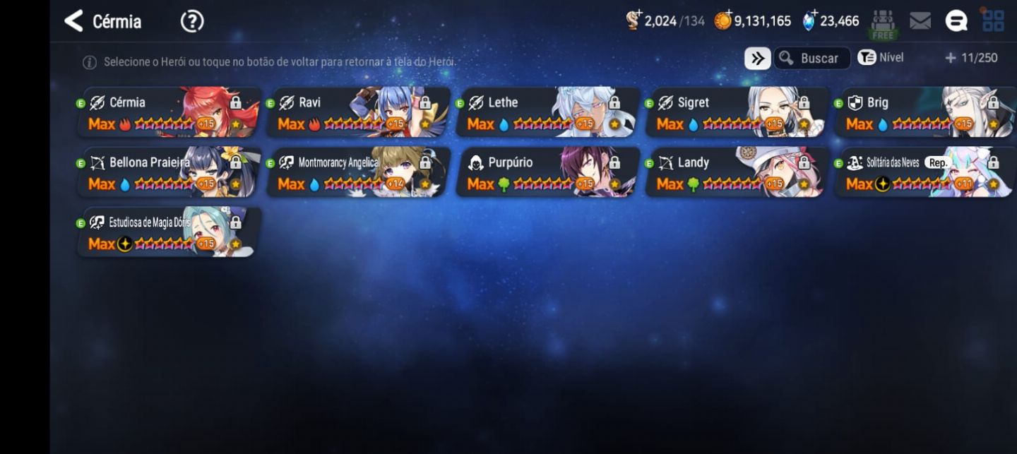 Epic Seven - Conta lvl 62 - Melhor custo beneficio