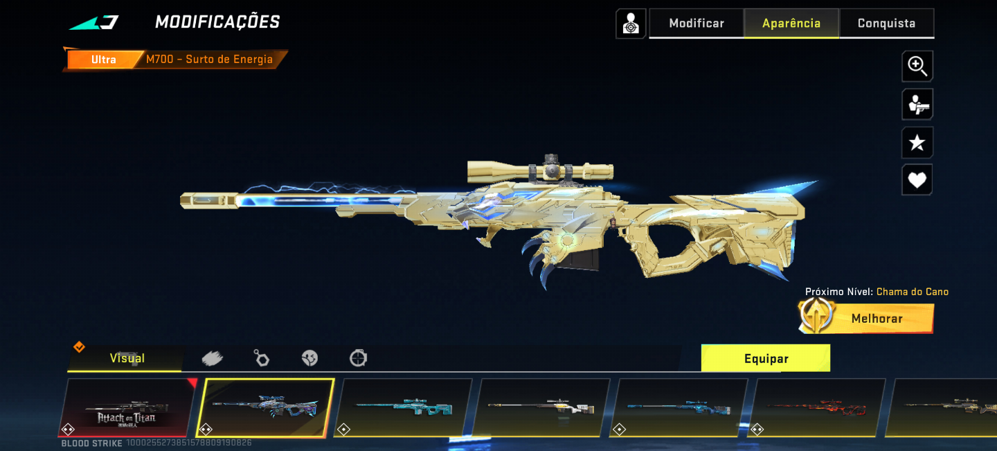 CONTA DE BLOOD STRIKE A VENDA SKIN E MAIS!!!