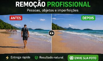 Removo Pessoas e Objetos da Sua Foto com Resultado Natural