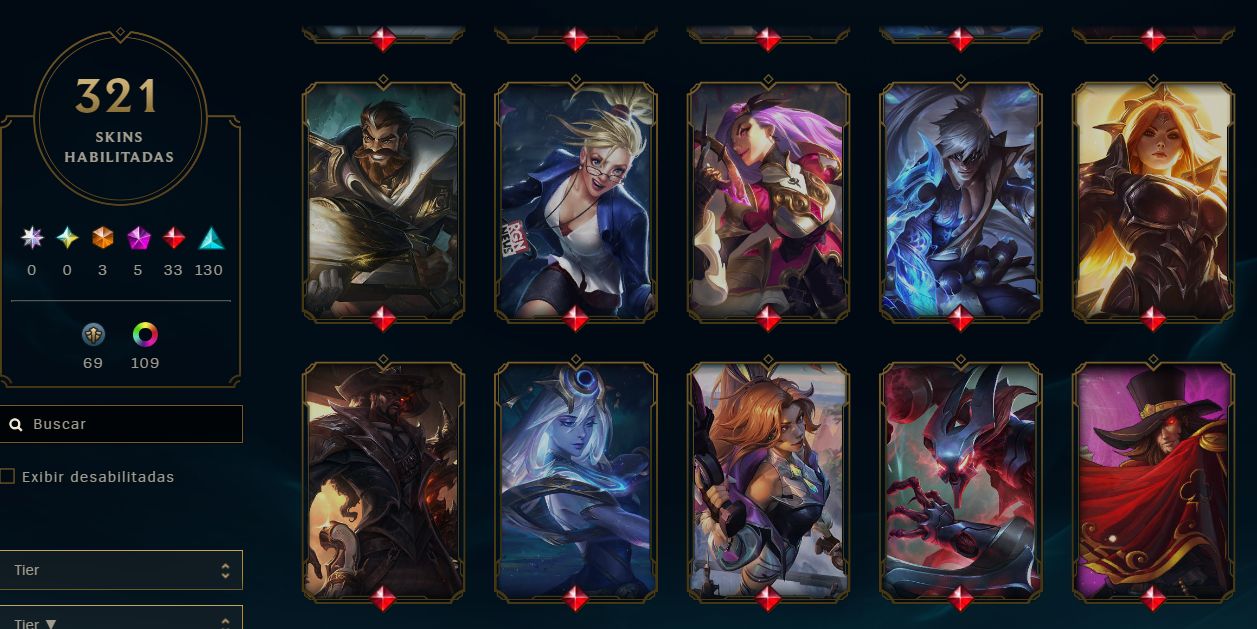 CONTA RIOT LOL + VALORANT | [SKINS LOL] 321 | [SKINS VALORANT] 7 | FULL ACESSO
