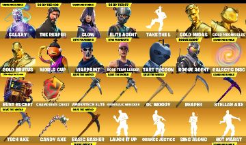 Conta fortnite galaxy + 266 skins