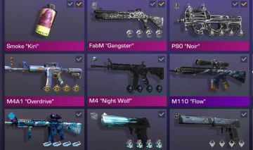 CONTA BÁSICA DE STANDOFF 2 - COM 2 KIT DE ARMAS ADESIVADAS E +500 HORAS DE JOGO!