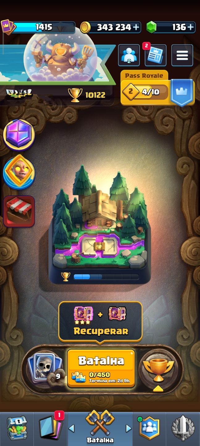 CONTA DE CLASH ROYALE NO PRECIN - ARENA 25
