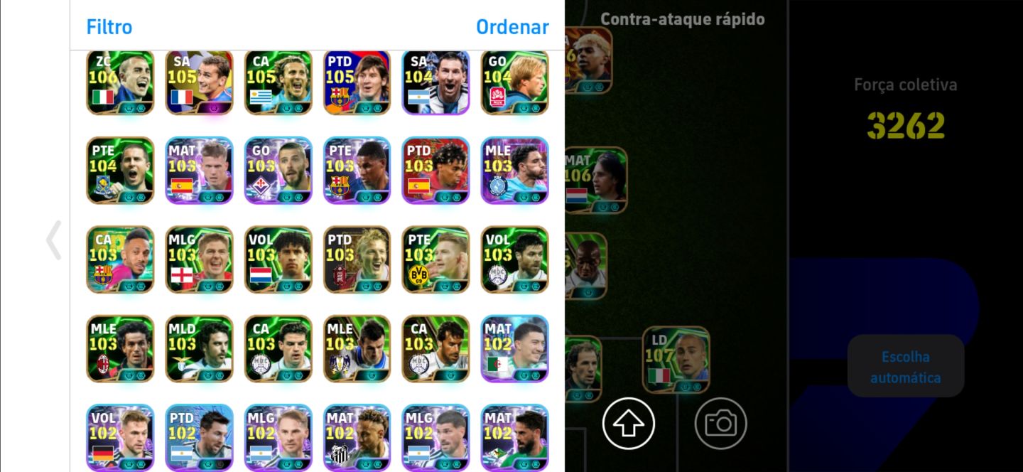 CONTA INSANA COM CR7 107 + CRUYFF 106 + RONALDINHO 105!