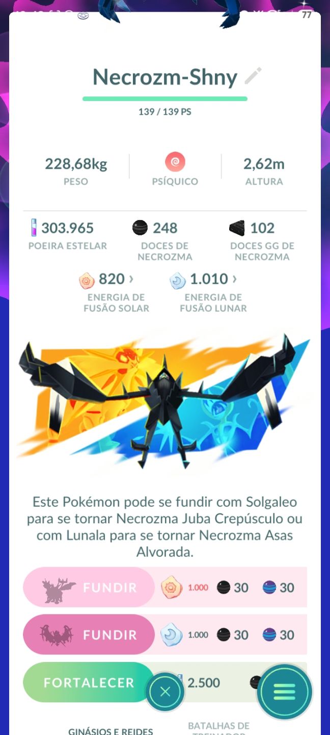 CONTA POKÉMON GO 2019 | 79 MEWTWOS | 31 NECROZMAS | SHINY + FUNDOS | +LENDAS