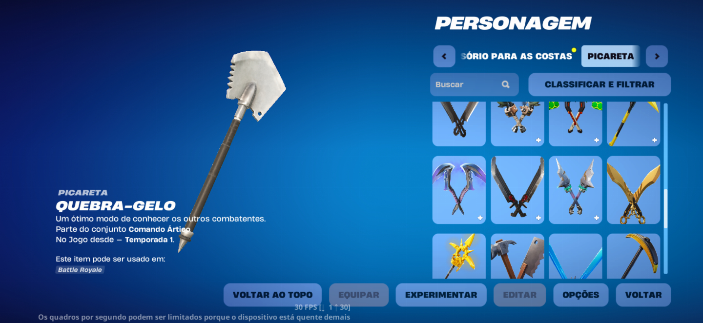 Conta de Fortnite com 44 skins