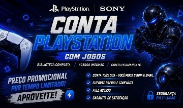 MELHORES CONTAS SONY (PLAYSTATION) PREÇO MUITO ABAIXO - FULL ACESSO