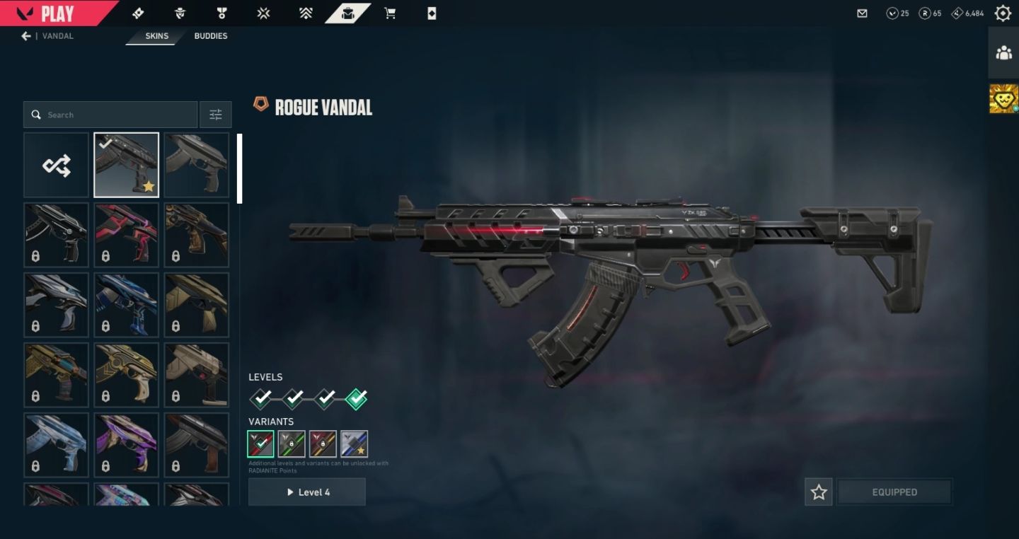 Conta de valorant,ouro II,lvl 20+,skins de Phantom, Vandal e faca no precinho