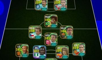 CONTA EFOOTBALL ZICO106+AGUERO107+XAVI106+ROSICKY106+PUYOL107 SO KONAMI ID