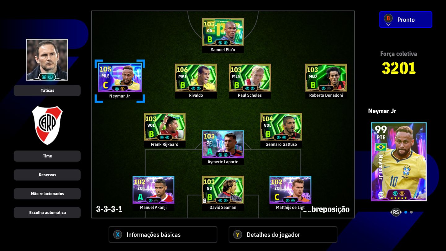Conta Efootbal com melhores lendas metas do Game C-Prime-4 (steam)