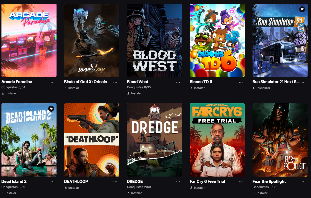 CONTA EPIC GAMES CHEIA DE JOGOS AAA