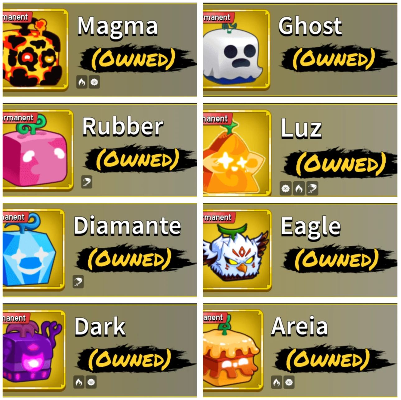CONTA BLOX FRUITS ENDGAME SUPREMA / ULTIMATE COLECIONADOR ( Negociável )