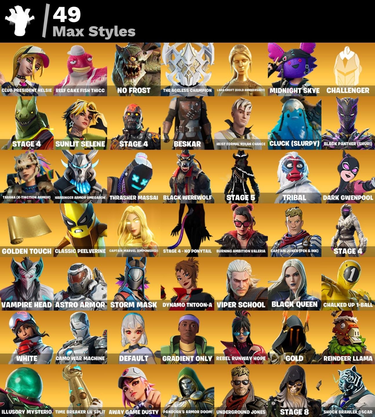 CONTA DE FORTNITE COM 130 SKINS | Salve o mundo Deluxe Edition