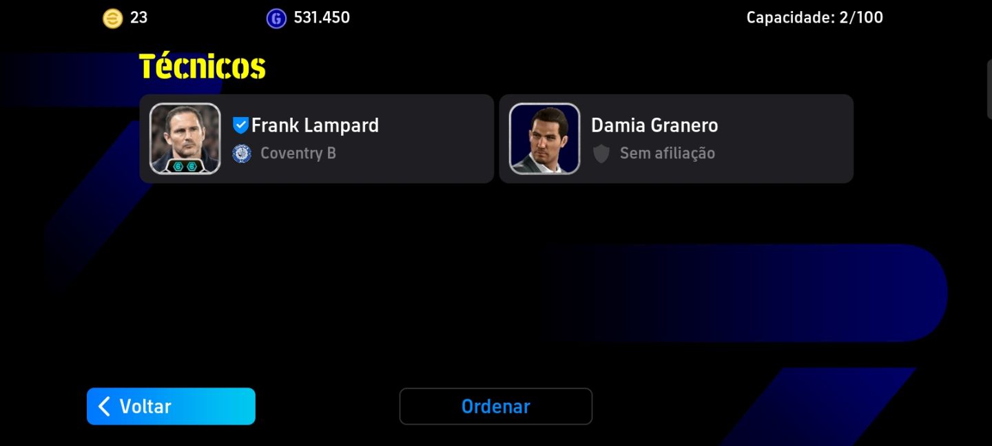 CONTA EFOOTBALL FULL 3230+ COM 7 PAGOS, GEORGE BEST 109,HAZARD 109,ETC