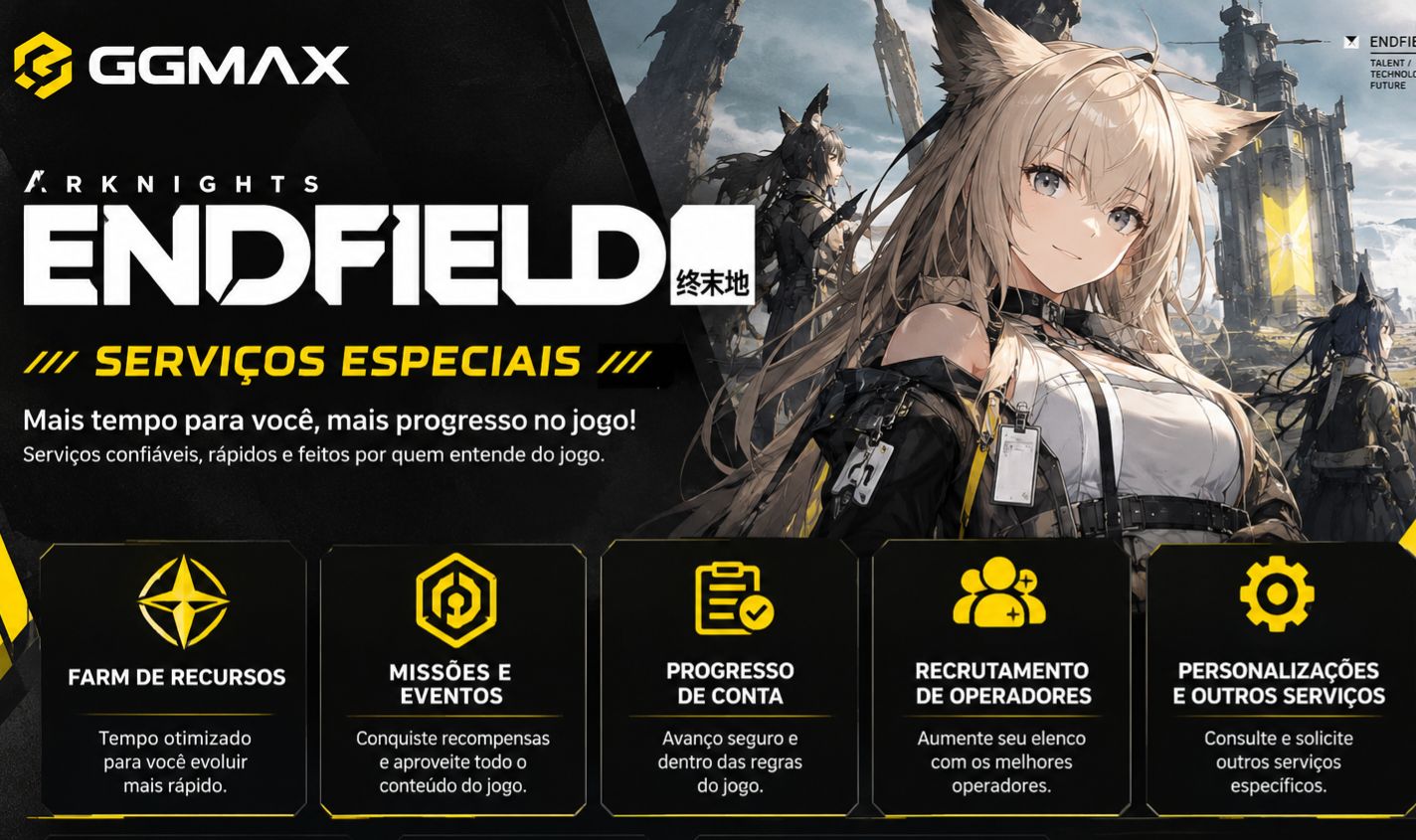 SERVIÇOS ARKNIGHTS ENDFIELD