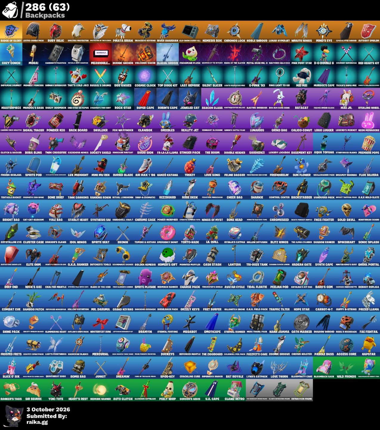 CONTA FORTNITE INSANA! SKINS,RARAS, ITENS EXCLUSIVOS, PICARETAS, MOCHILA