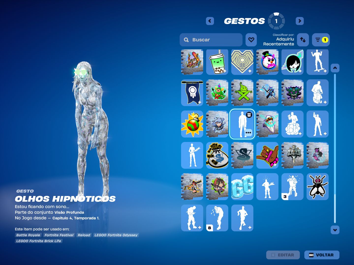 Conta de Fortnite rara e clean com picareta da alerquina.