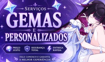 SERVIÇOS GENSHIN | MUITO BARATO E RÁPIDO | GEMAS E PERSONALIZADOS