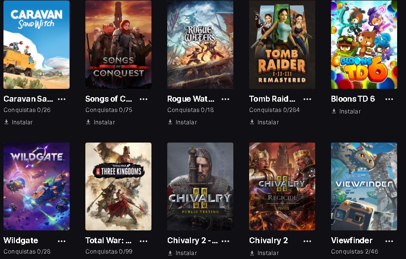 CONTA EPIC GAMES COM 50+ JOGOS