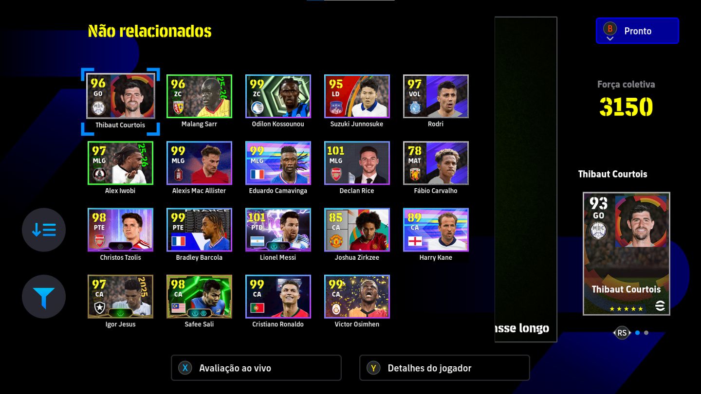 Contas de efootball steam/pc e mobile full acesso