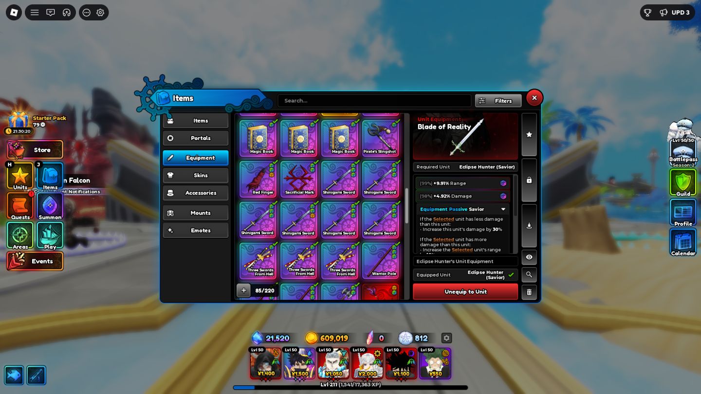 Conta OP Anime expedition(17 Unbonds,Itachi e sovereing shiny)