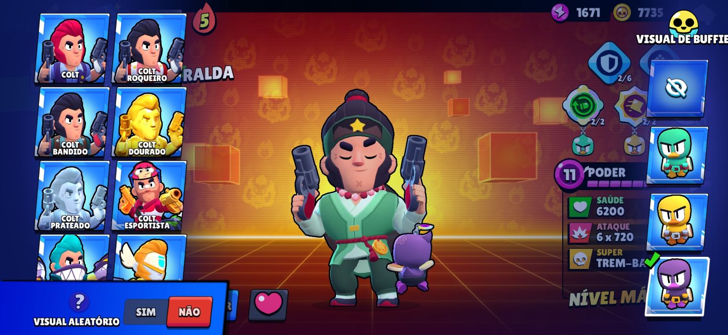 CONTA BRAWL STARS TOP