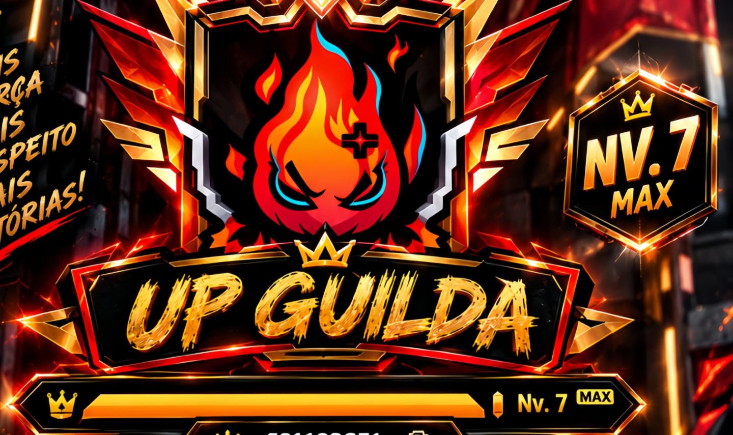 UP LEVEL GUILDA Quer levar sua guilda ao NV. 7 metade