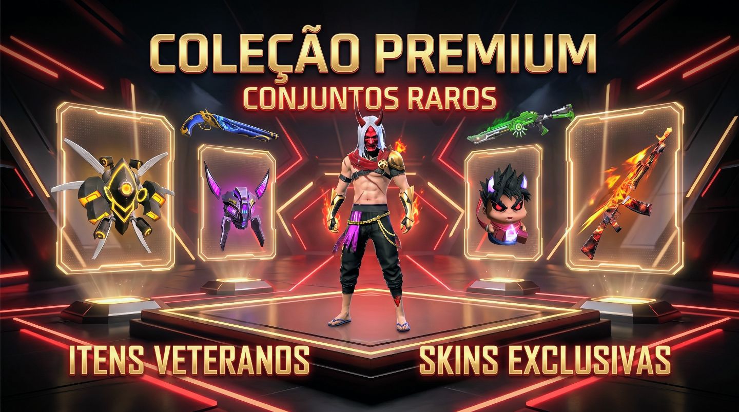 -30% FREEFIRE | PRIME 7 DESDE 2019 | BARBA CABELO ROSA RARO, ANGELICAIS E 4 EVOS