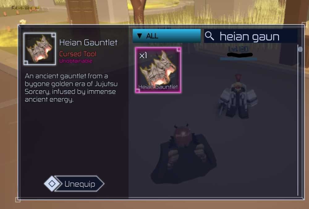 JUJUTSU INFINITE ( ITEM Heian Gauntlets Tester) ( NO MELHOR PREÇO DO SITE )