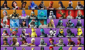 CONTA FORTNITE 76 SKINS THE DIP