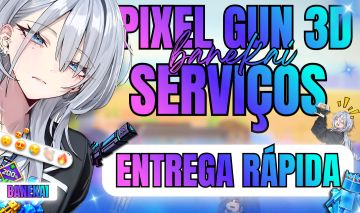 PIXEL GUN 3D SERVIÇO PC - MOEDA, TODAS AS ARMAS, TUDO DO JOGO - [ENTREGA RÁPIDA]