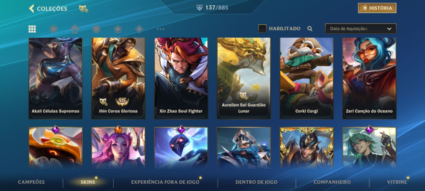 Conta Wild Rift main mid e Sup